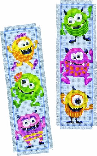 Vista 9 de Vervaco Marcapáginas de punto de cruz para perro y gato (juego de 2) 2.4" x 8" PN-0155651