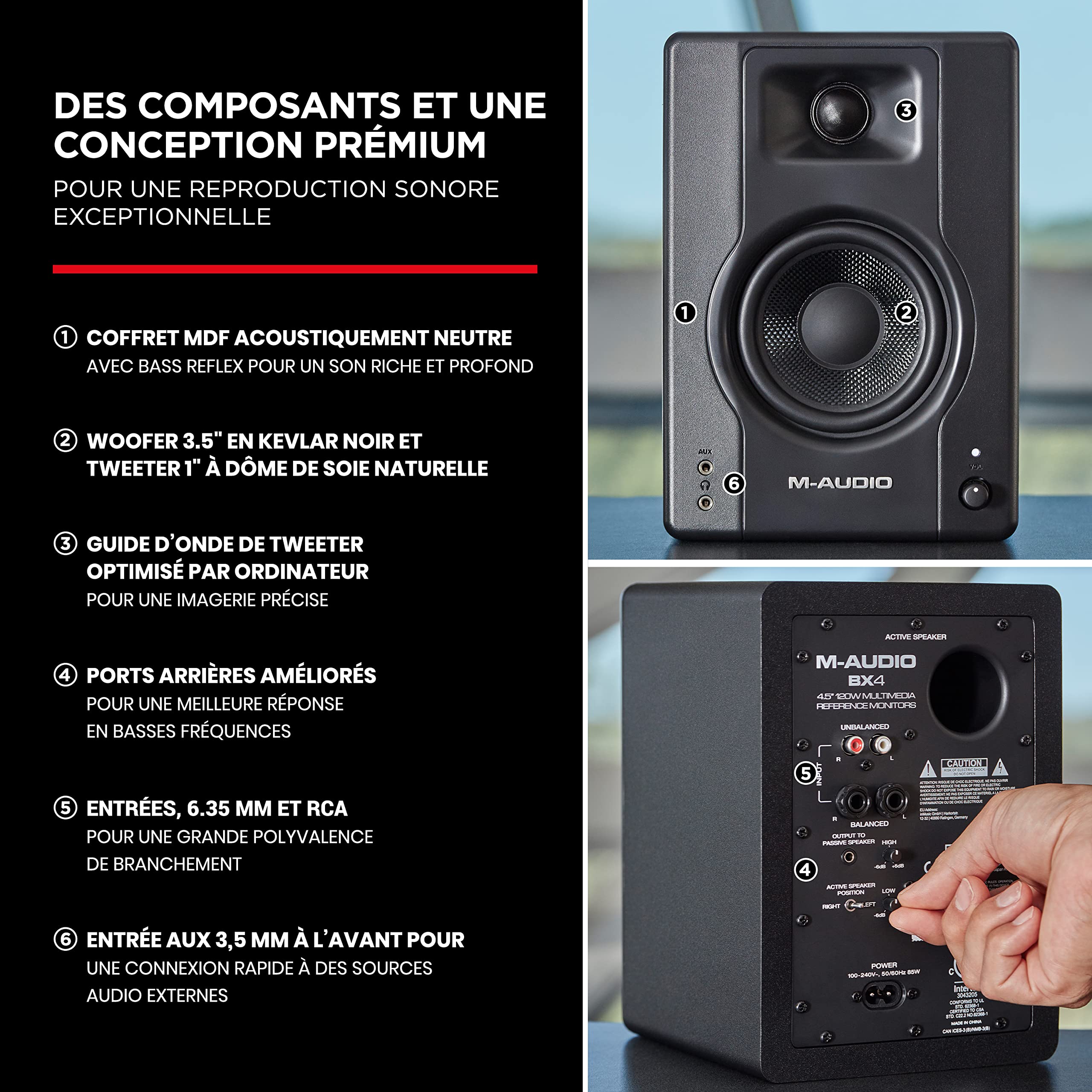 M-Audioデスクトップ/モニタリング パワード・スピーカーゲー