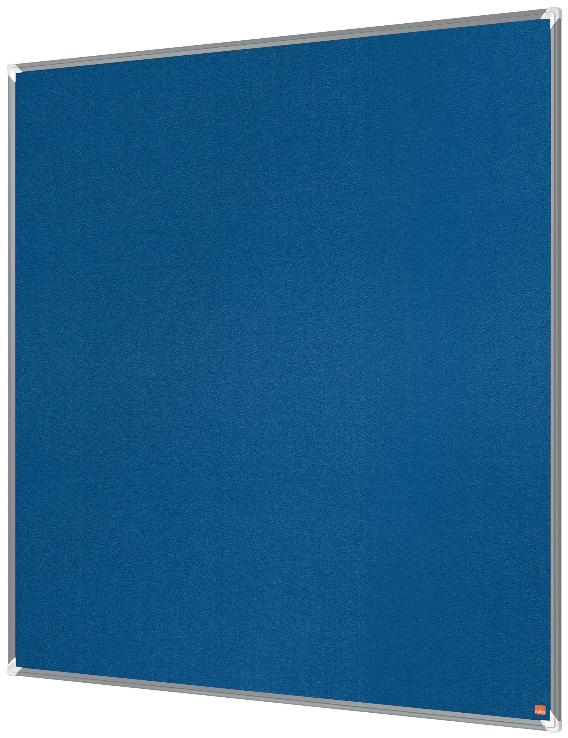 Nobo Premium Plus Felt Notice Board 1200x1200mm – Blue |Pin Board for Wall, Office Noticeboard, Display Board, Felt Memo Board, Vision Board, Mood Board, EU Ecolabel Certified