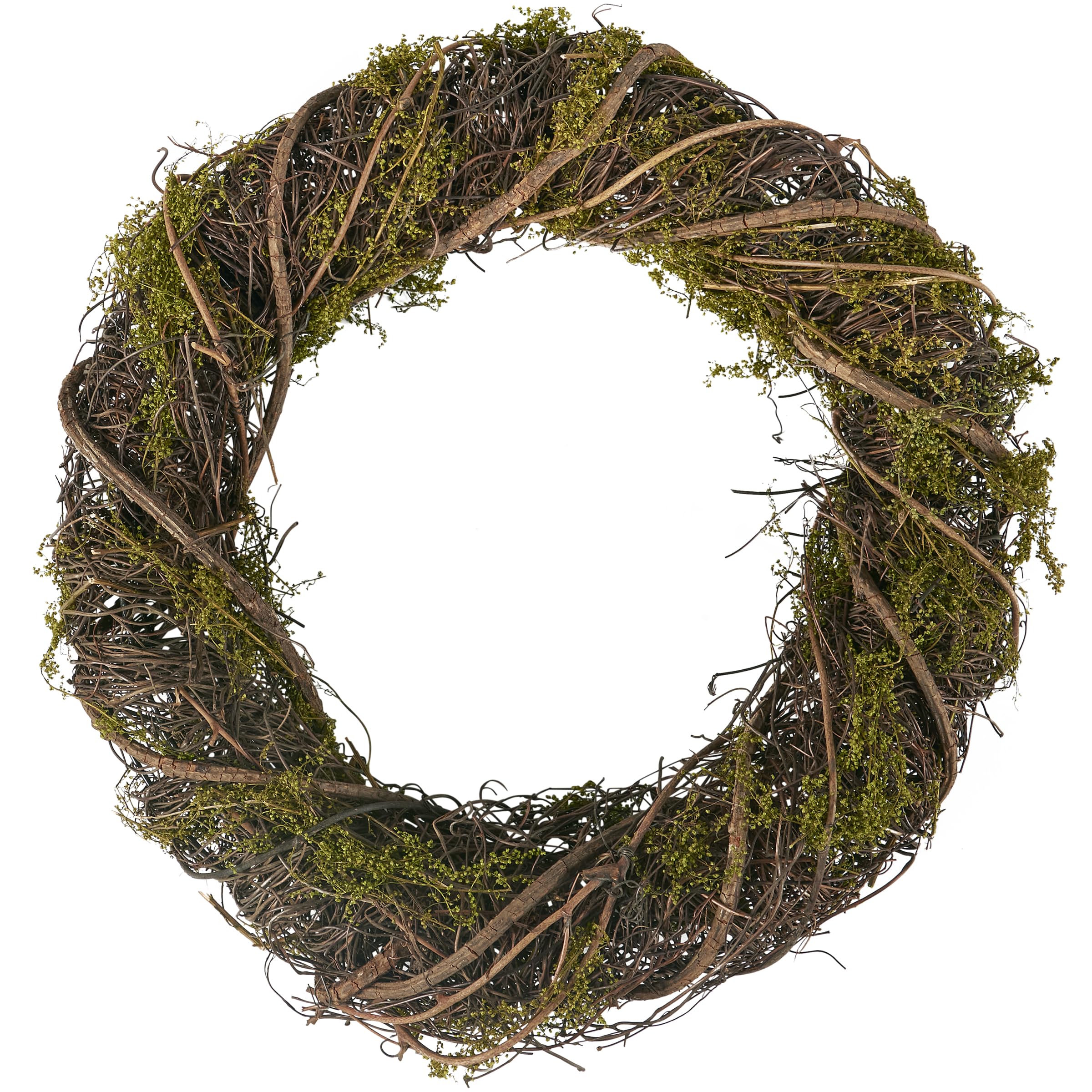 Couronne de Mousse Esprit Forêt pour une Ambiance Zen et Apaisante à la Maison