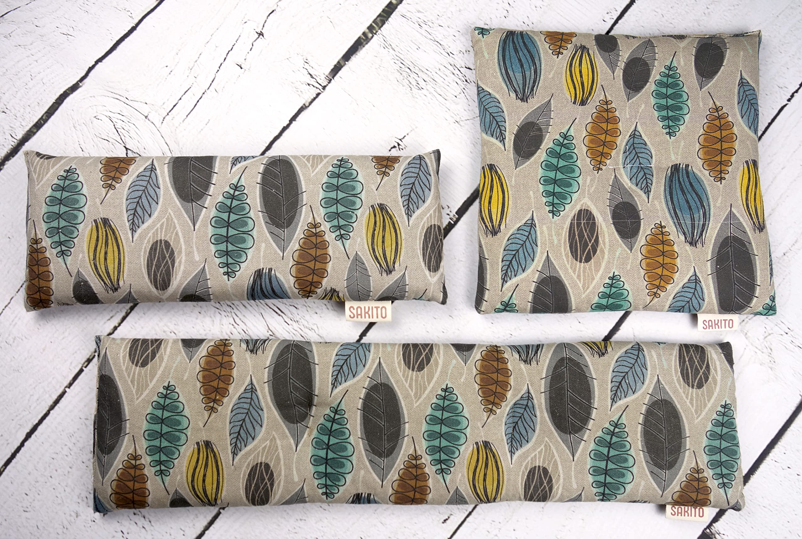 Saco Semillas Microondas (25x25 cm) - Cojin Térmico Natural para Cervicales y Lumbalgia, Uso en Calor o Frio - Gran Retencion de Calor - Muy Duradero con Tela de Primera Calidad - Aroma a Lavanda