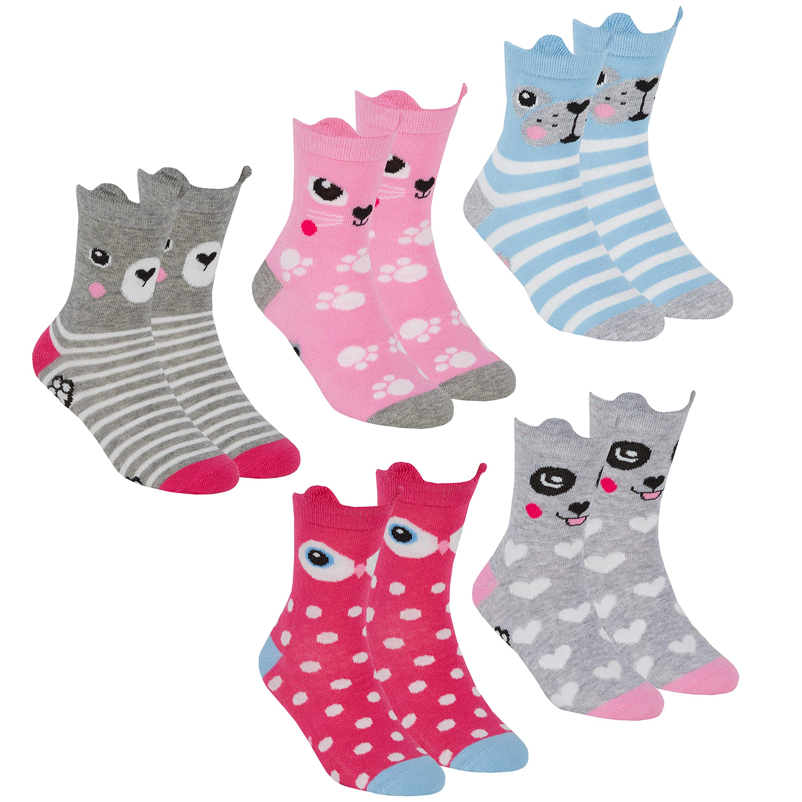 Metzuyan GRILS 1 PAIR COTTON RICH SOCKS