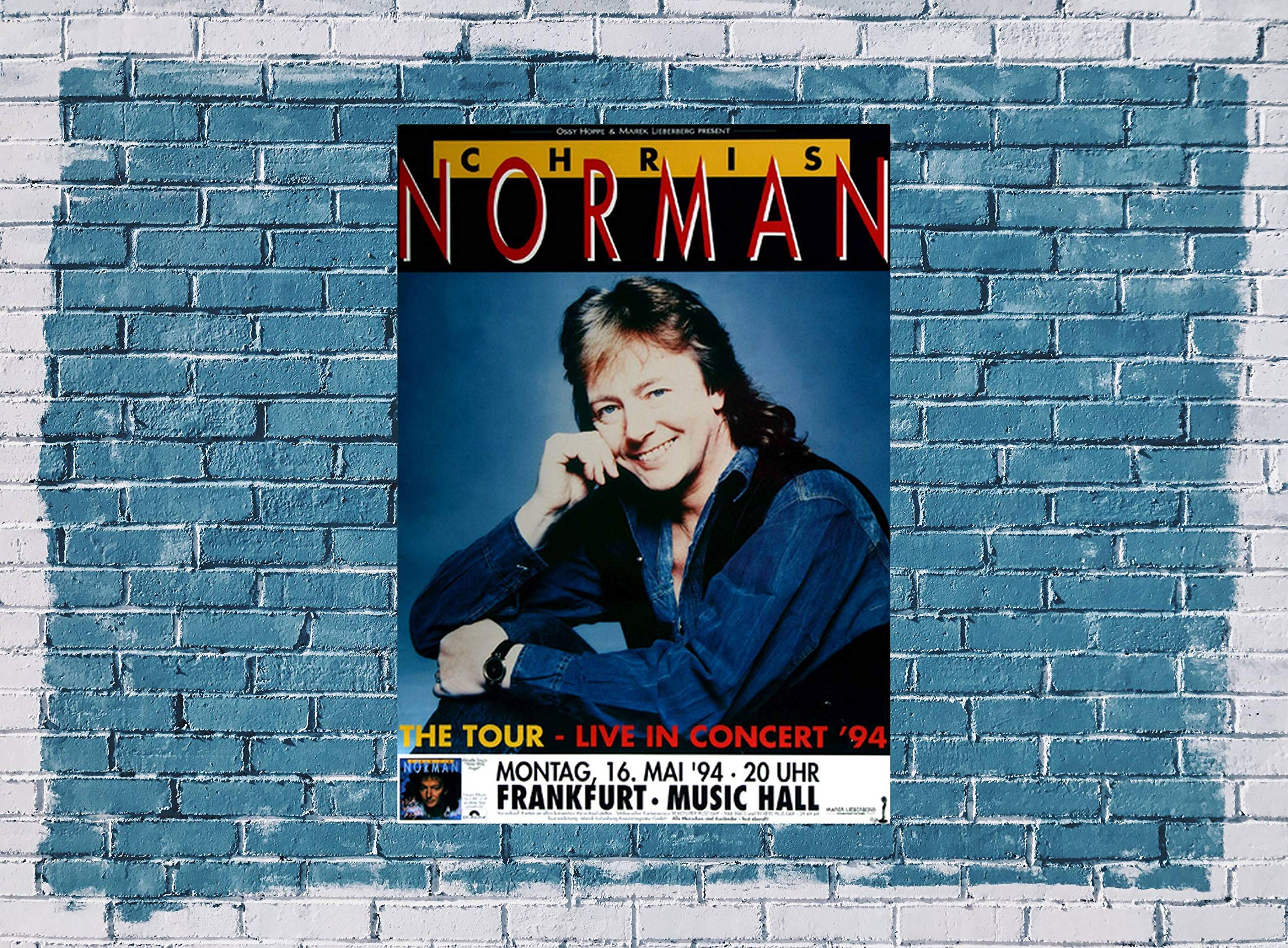 Chris Norman - Screaming Love, Frankfurt 1994 » Konzertplakat/Premium Poster | Live Konzert Veranstaltung | DIN A1 «