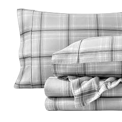 Bare Home Flannel Sheet Set Prints 100 Cotton Velvety Soft Heavyweight - Double Brushed Flannel for Extra Softness