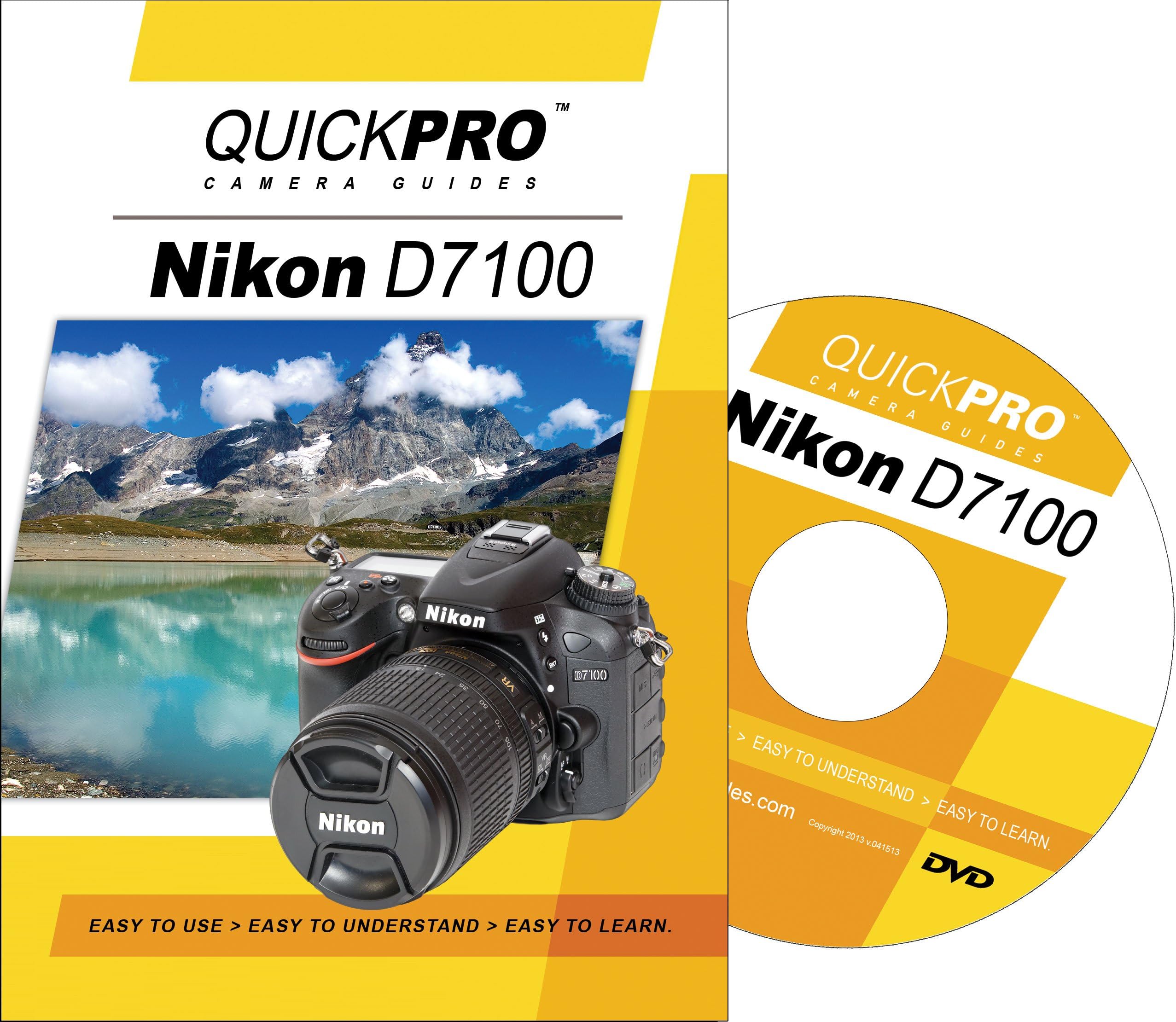 Nikon D7100 Instructional by QuickPro Camera Guides