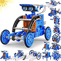 Bottleboom 13-in-1 Solar Robot Kit - STEM DIY Educational Robots for Kids 8+ Boys Girls, Science Building Toys Birthday Gifts