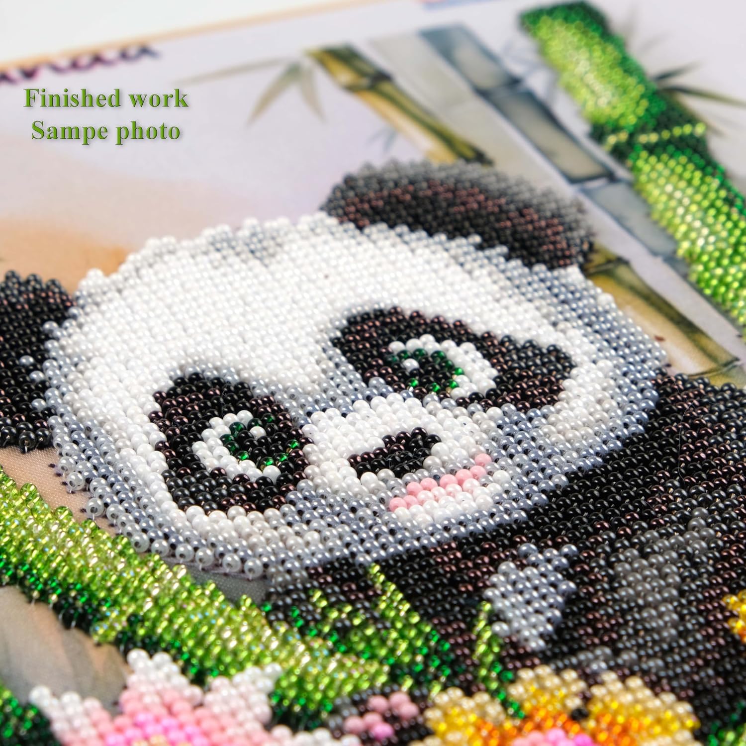 AllAboutEmbroideryUA Bead Embroidery kit Panda DA-3125 Animal Beaded Cross Stitch kit