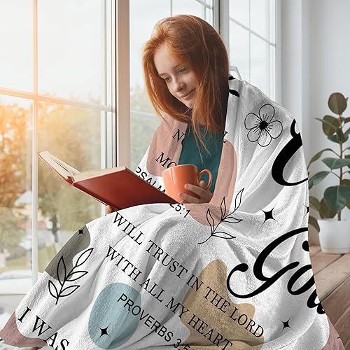 Miniatura 5 de Manta de franela para todas las estaciones, para el día de la madre, regalo de cumpleaños para mamá, súper suave y acogedora, para todas las