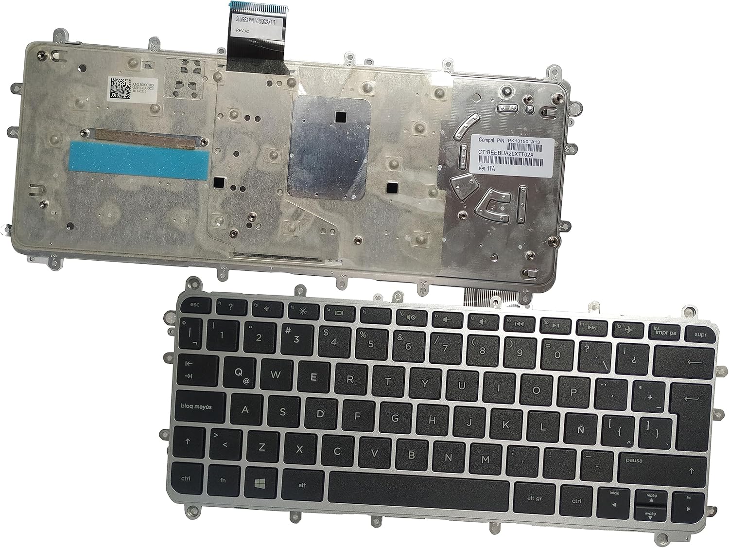 Laptop Replacement Keyboard Compatible for HP Pavilion X360 11-N 11-N000 11-N001xx 11-N010dx 11-N000nf 11-M010nf 11-n011dx 11-n012dx 11-n015tu PK131501A29 PK131501A13 Latin Layout