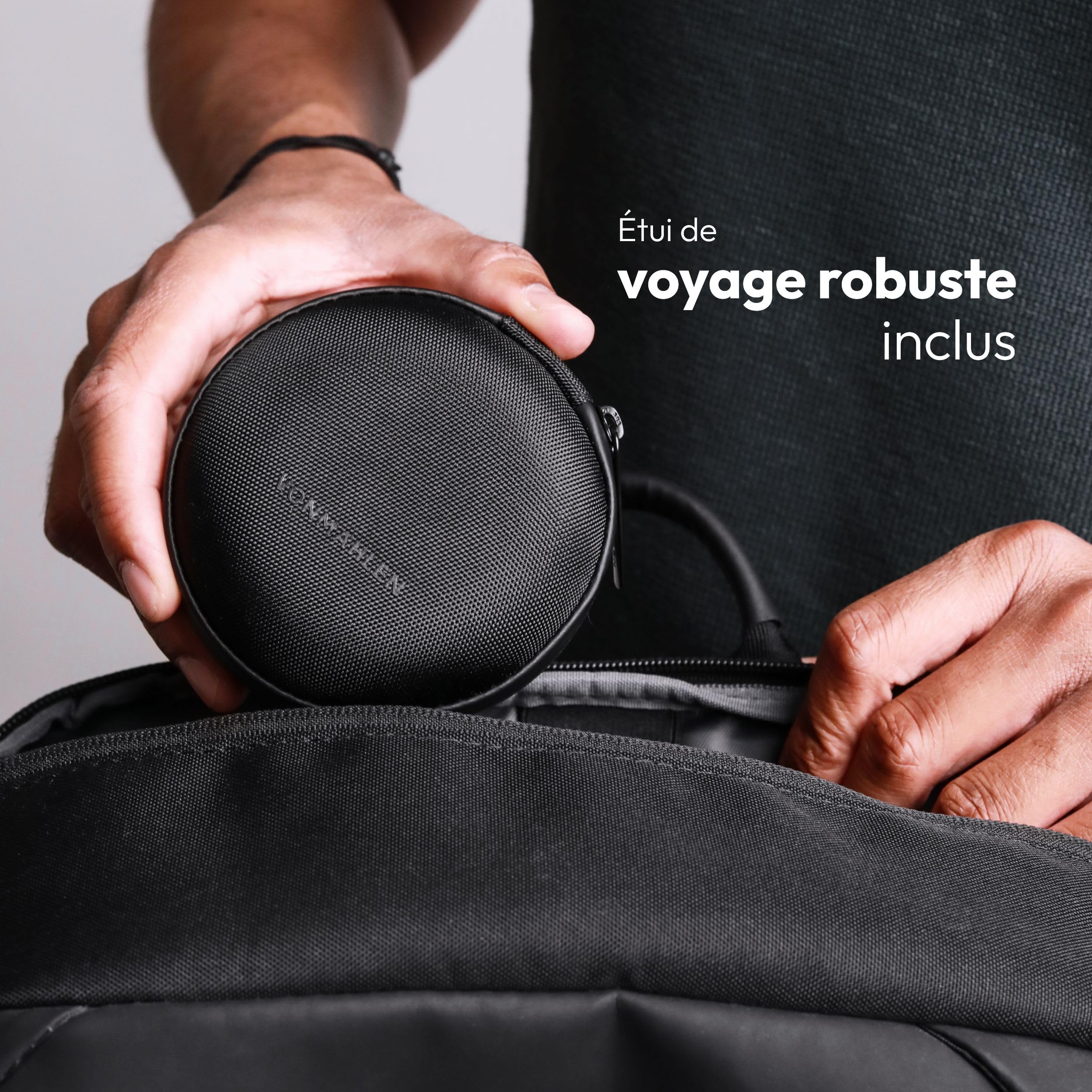 VONMÄHLEN allroundo GaN - Chargeur rapide 30 W avec technologie GaN, compatibilité USB-C universelle, étui de voyage inclus - Noir