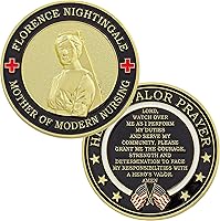 Vista 10 de Hero's Valor St. Agatha, Santa Matrona del Cáncer de Mama, Moneda de Desafío de Oración, 1-Pack (Una Moneda)