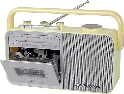 Miniatura 3 de Studebaker SB2130CS Reproductor de casete portátil con radio AMFM (cremaplata)