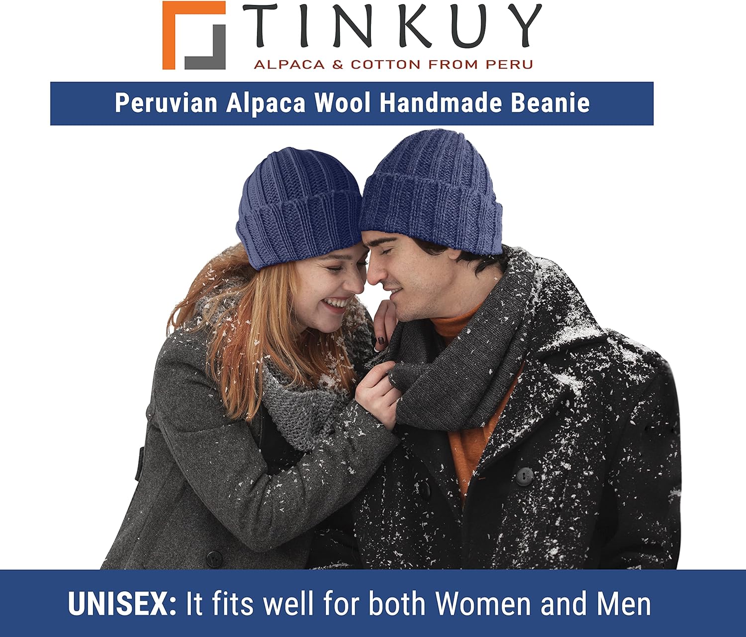 TINKUY Peru Alpaca Wool Men's & Women's Warm Soft Cuffed Slouchy Beanie Hat, Unisex, One Size - Image 3