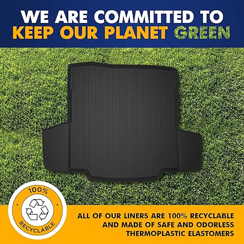 Miniatura 8 de Forro de carga prémium para Chevrolet Malibu Sedan 2019-2024  100% de protección, tapete de maletero de automóvil de ajuste personalizado, tapete de