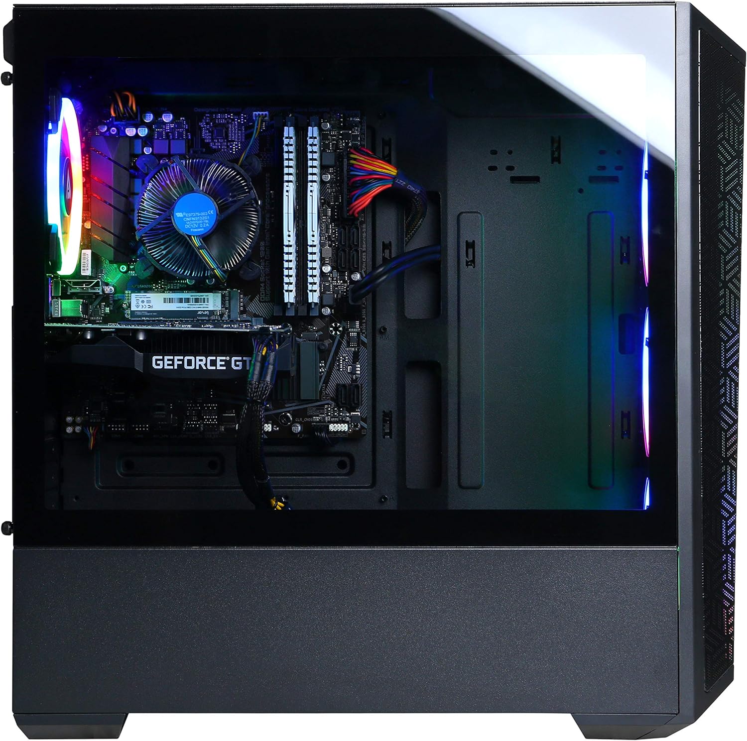 CyberpowerPC Gamer Xtreme VR Gaming PC, Intel Core i5 11400F 2.6GHz, AMD Radeon RX 6700 XT 12GB, 16GB DDR4, 500GB NVMe SSD, 1TB HDD, WiFi Ready & Windows 10 Home (GXiVR8480A9, Black)