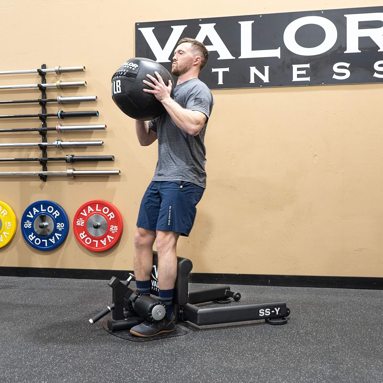 Valor Fitness Sissy Squat Machine - Heavy Duty- Grip Handle and Wheels - Adjustable- Core Glute Hamstring - Quad Leg Muscle- Hip Thrusts- Strength Building Gym Workout Equipment