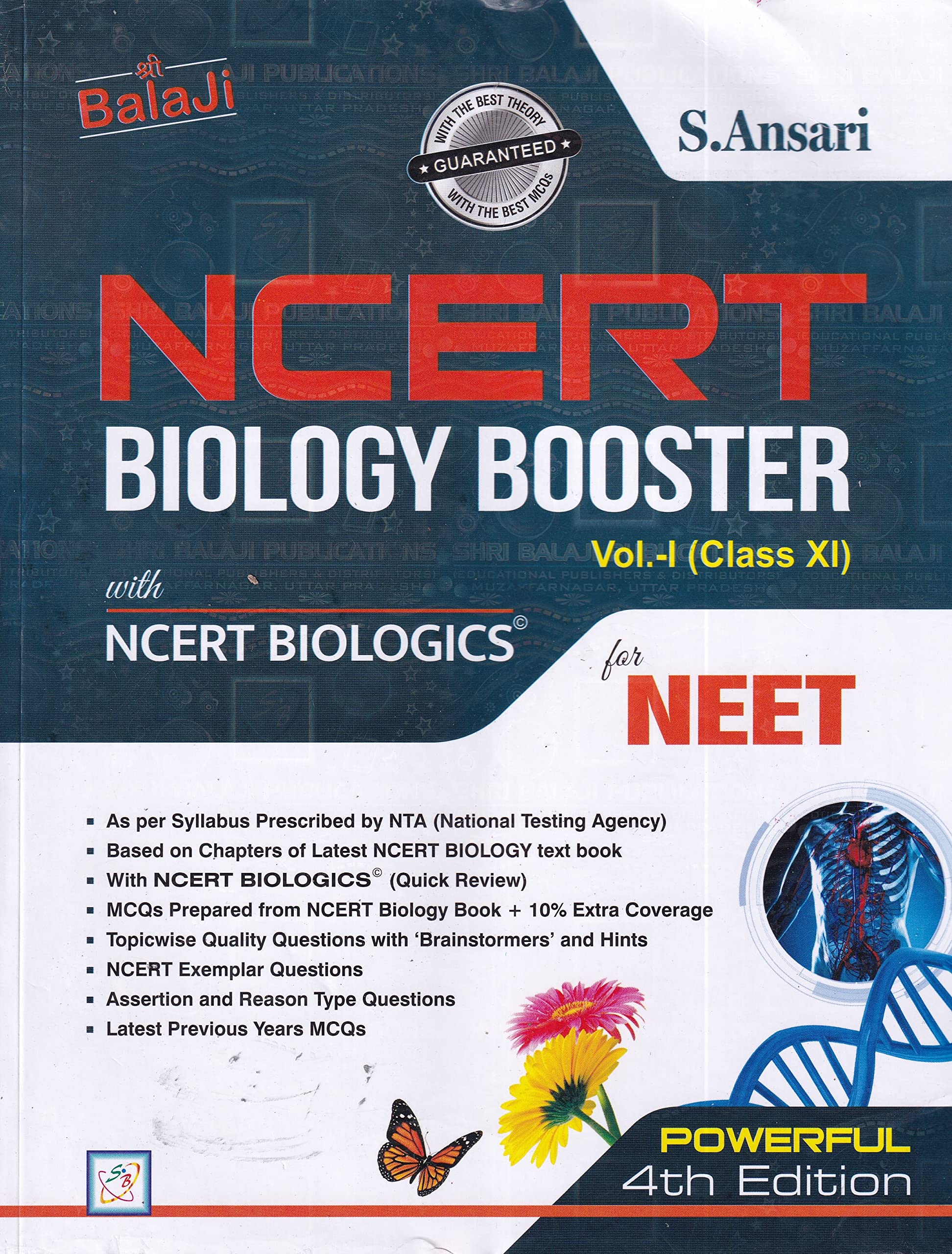 NCERT Biology Booster With NCERT Biologics For NEET For Class 11 - CBSE - Examination 2023-2024
