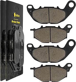 Caltric Front and Rear Brake Pad Compatible with Yamaha YZFR3 2015-2020 / YZFR3 ABS 2019-2025 / MT-03 2020-2025 1WD-25806-00-00 1WD-25805-00-00