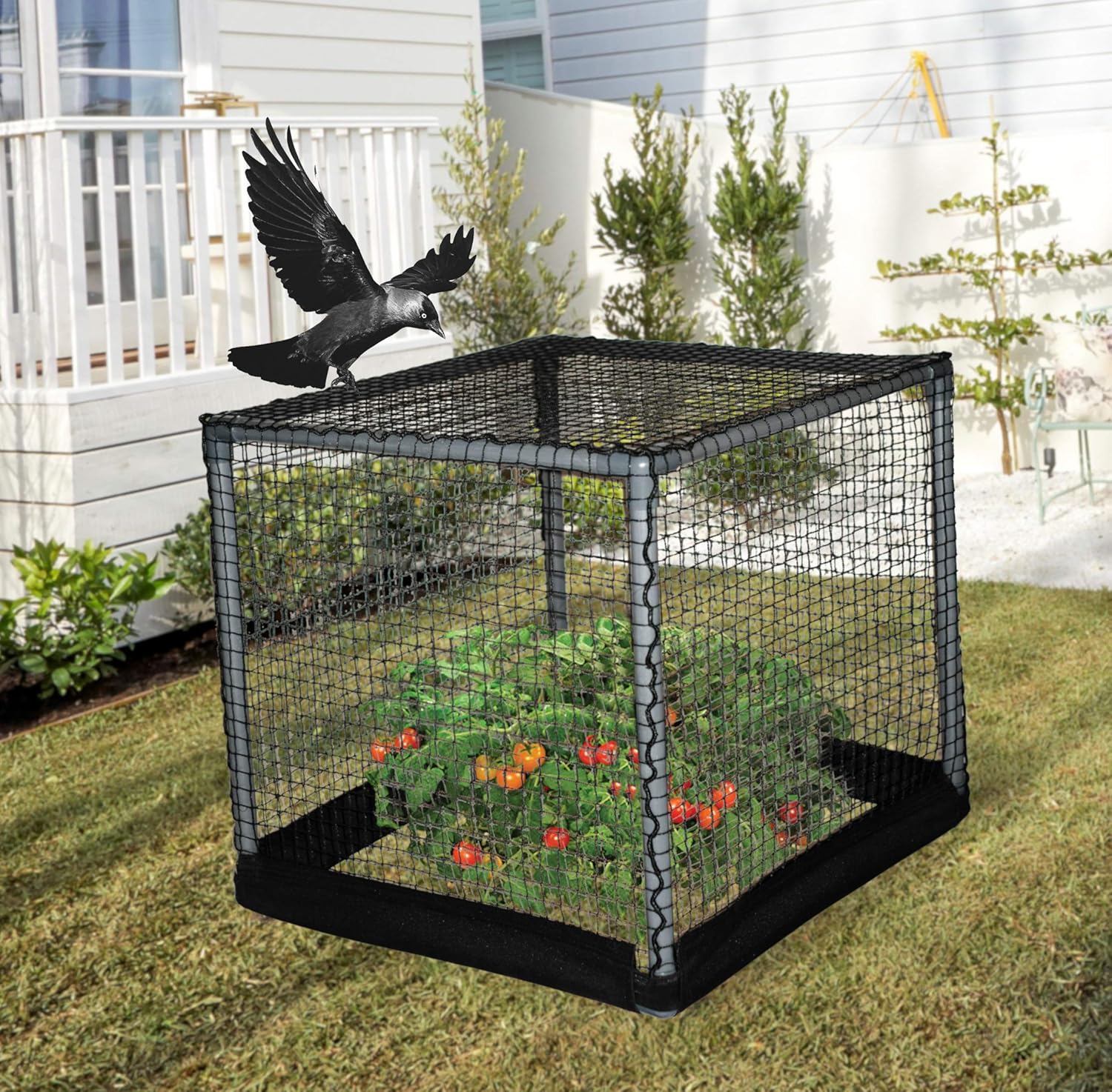 Plant Cover - Protective Garden Dome for Plants, Flowers and Greens - Heavy - Duty Structure - All Season Protection Against Animals and Birds- Plant Guard with Storage Bag Set …