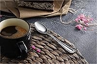 Vista 7 de New Star Foodservice 1029871 Slimline Pattern, 18/0 acero inoxidable, cuchara de café, 4.75 pulgadas, juego de 12