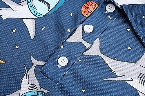 Miniatura 4 de Camisas de golf para hombre, Dry Fit, camisa de golf de manga corta, divertidas camisas polo de golf