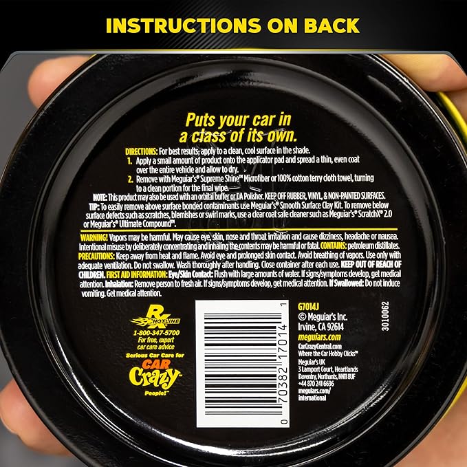 Meguiar's Gold Class Carnauba Plus Cera en Pasta 11 oz miniatura 6