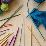 Boye 10" Aluminum Single Point Knitting Needles, Size 9