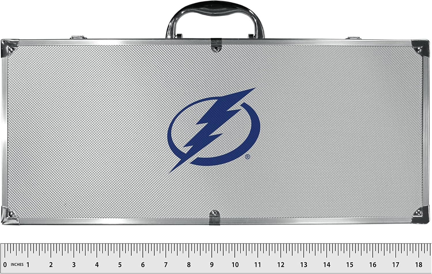 Siskiyou NHL Tampa Bay Lightning Unisex SPORTS8 pc Tailgater BBQ Set, Grey, One Size