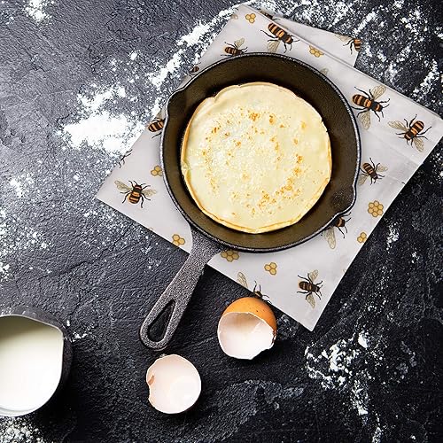 Miniatura 6 de Urban Villa Toallas de cocina de algodón, estampado de abeja de miel, multicolor, calidad premium, toallas de cocina 100% algodón, esquinas