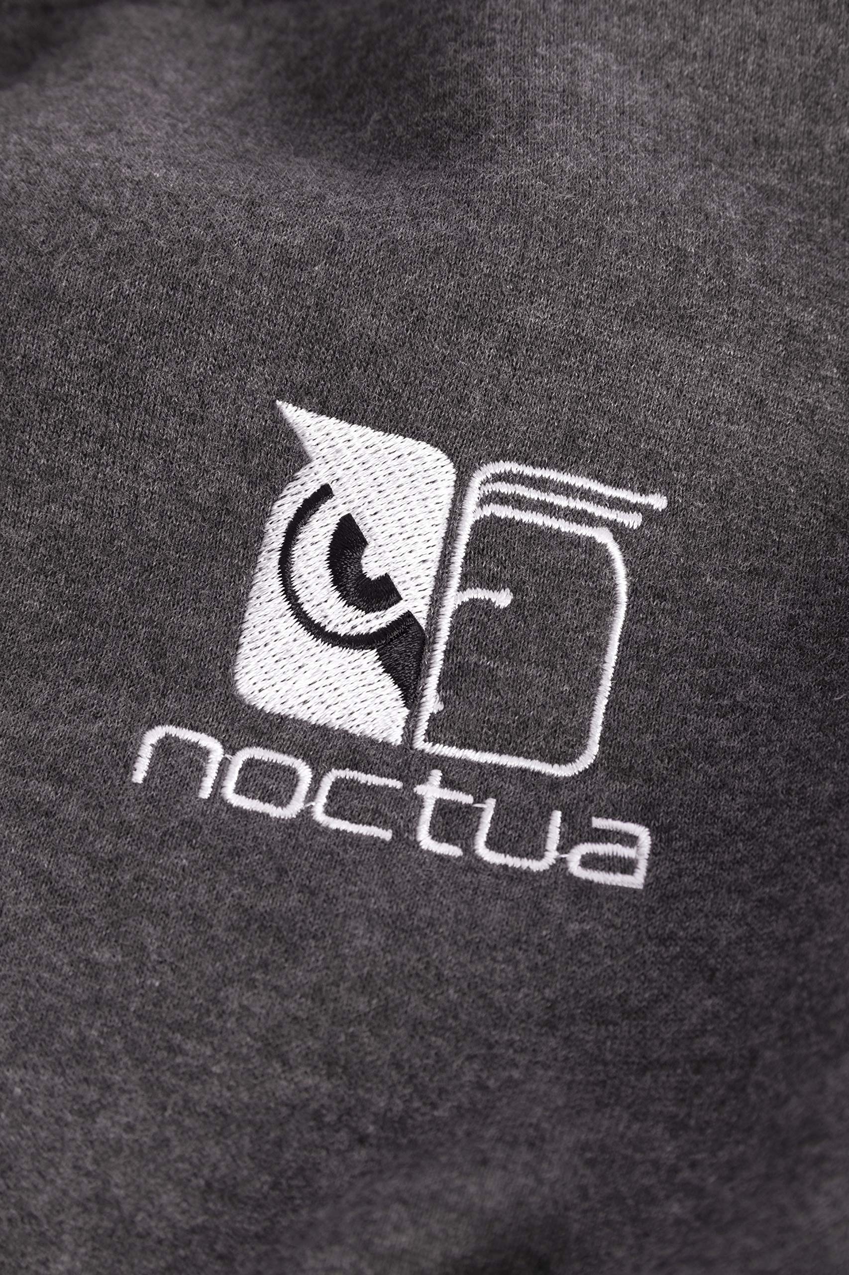Noctua NP-H1.Grey, Hochwertiger Unisex Kapuzenpullover (Grau)