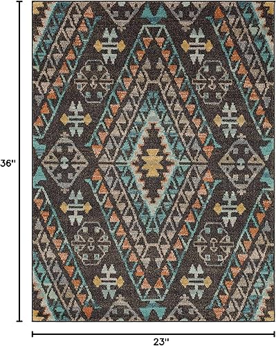 Vista 56 de Mohawk Home Bonilla - Alfombra oriental floral de 5 pies 3 pulgadas x 8 pies, color azul cielo, perfecta para sala de estar, comedor, oficina