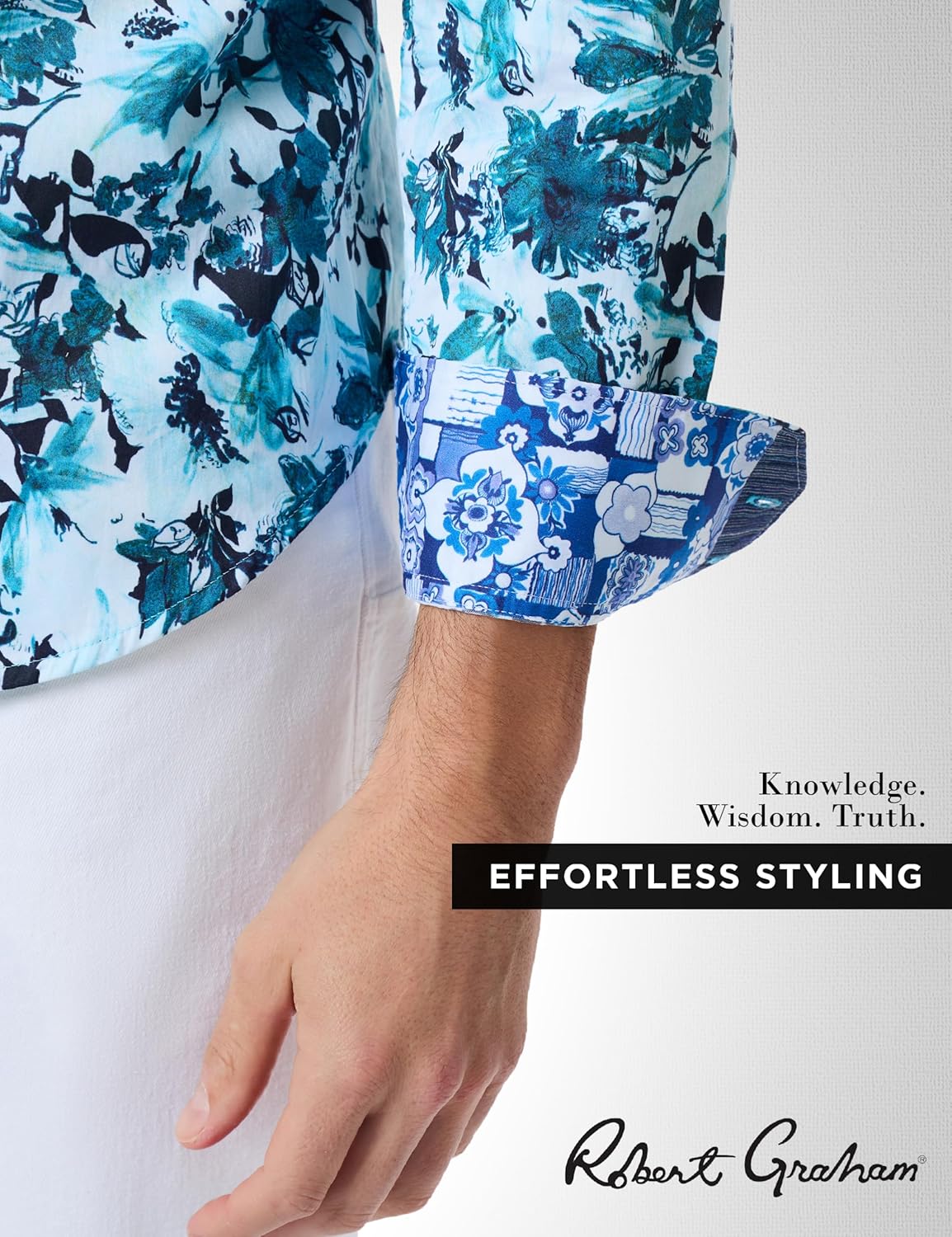 Robert Graham Mens Miren Long Sleeve Button Down Woven Shirt - Image 5