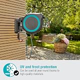 Gardena Wall-Mounted Hose Box RollUp M/L (turquoise) 25 m: Versatile watering system for medium-sized to large gardens, swivel hose box, including 25 m Gardena hose & mounting kit (18620-20) - 6