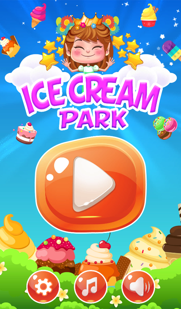 Ice Cream Park Match 3 App on the Amazon Appstore