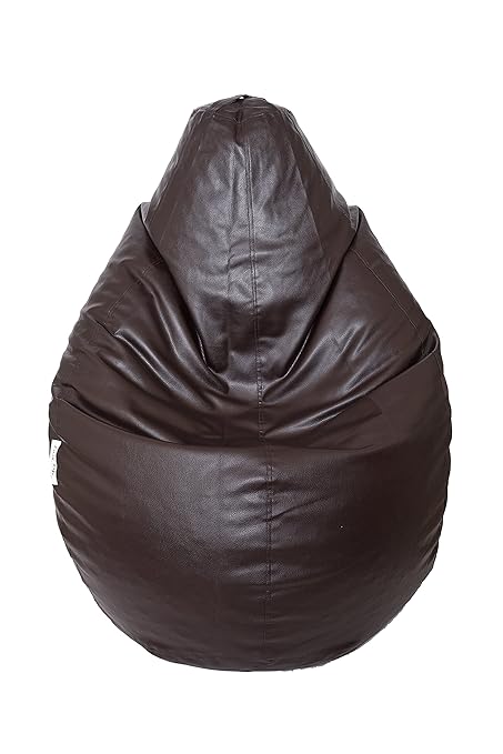 High Lyf XXXL Size Bean Bag Cover (Brown Color), Without Beans, with 1 yr. Warranty