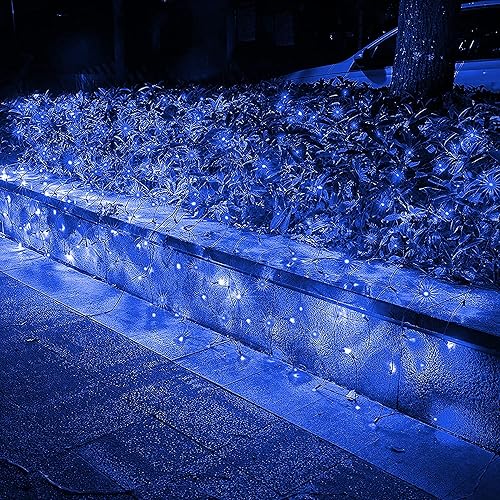 Miniatura 3 de Dazzle Bright Luces de red de Navidad, 360 luces LED de 12 x 5 pies, cable verde, impermeable, conectables, con 8 modos, luces de Navidad al aire