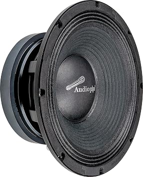 Audiopipe 12" Mid-Low Frequency Loudspeaker APLMB-12-VC4, Mid-Bass Professional Woofer, 1800 Watts, 4" TIL Voice Coil, Die-cast Aluminum Basket, 94dB, 4 Ohms