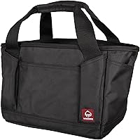 Vista 15 de WOLVERINE Tool Bag Tote Utility Roll Durable Nailhead Nylon, Adjustable Straps, and Versatile Pockets Negro