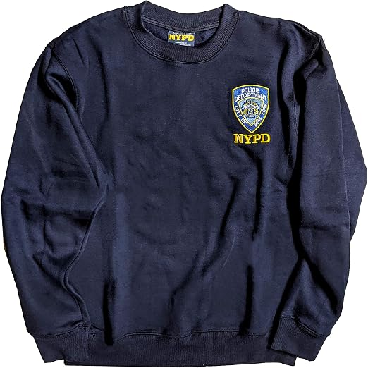 Crewneck Sweatshirt Mens Police Shirt 