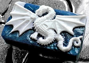 ARTCRAFTMOLDS Dragon Silicone Mold for SOAP Making, Crafting Tool