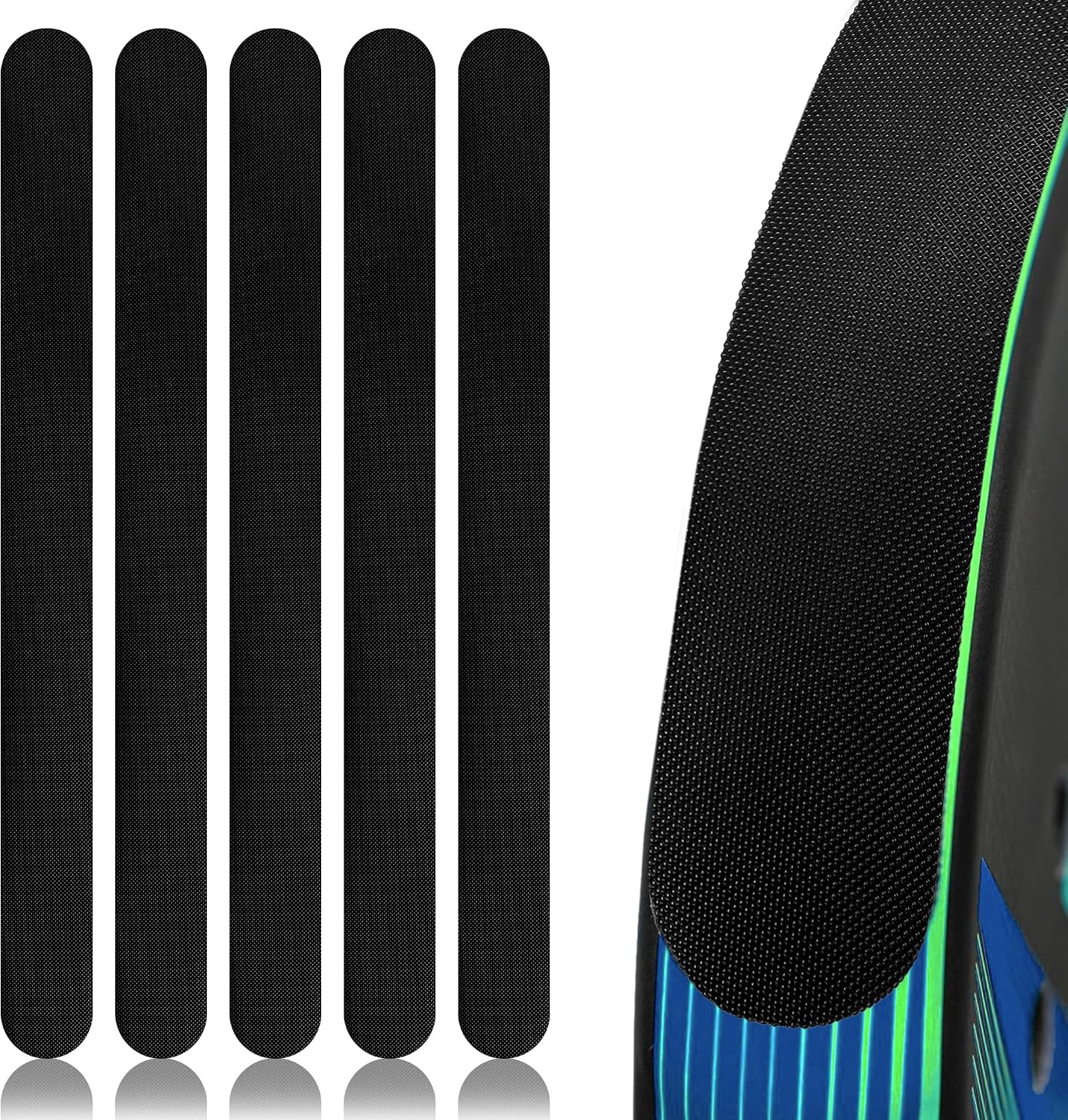 ZRZ | Protezione per racchetta da paddle di base trasparente nero e