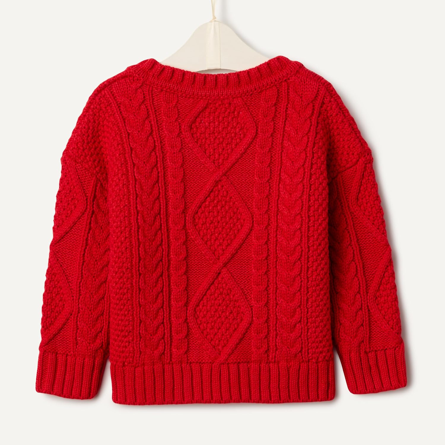 Amazon Essentials x Sofia Grainge Babies, Toddlers and Boys' Cable Crewneck Sweater - Image 6