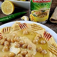 Vista 4 de Baraka Hummus Tahini Dip original Hummus de garbanzos vegano totalmente natural con tahini para inmersión Liso, sin lácteos, sin OMG, sin