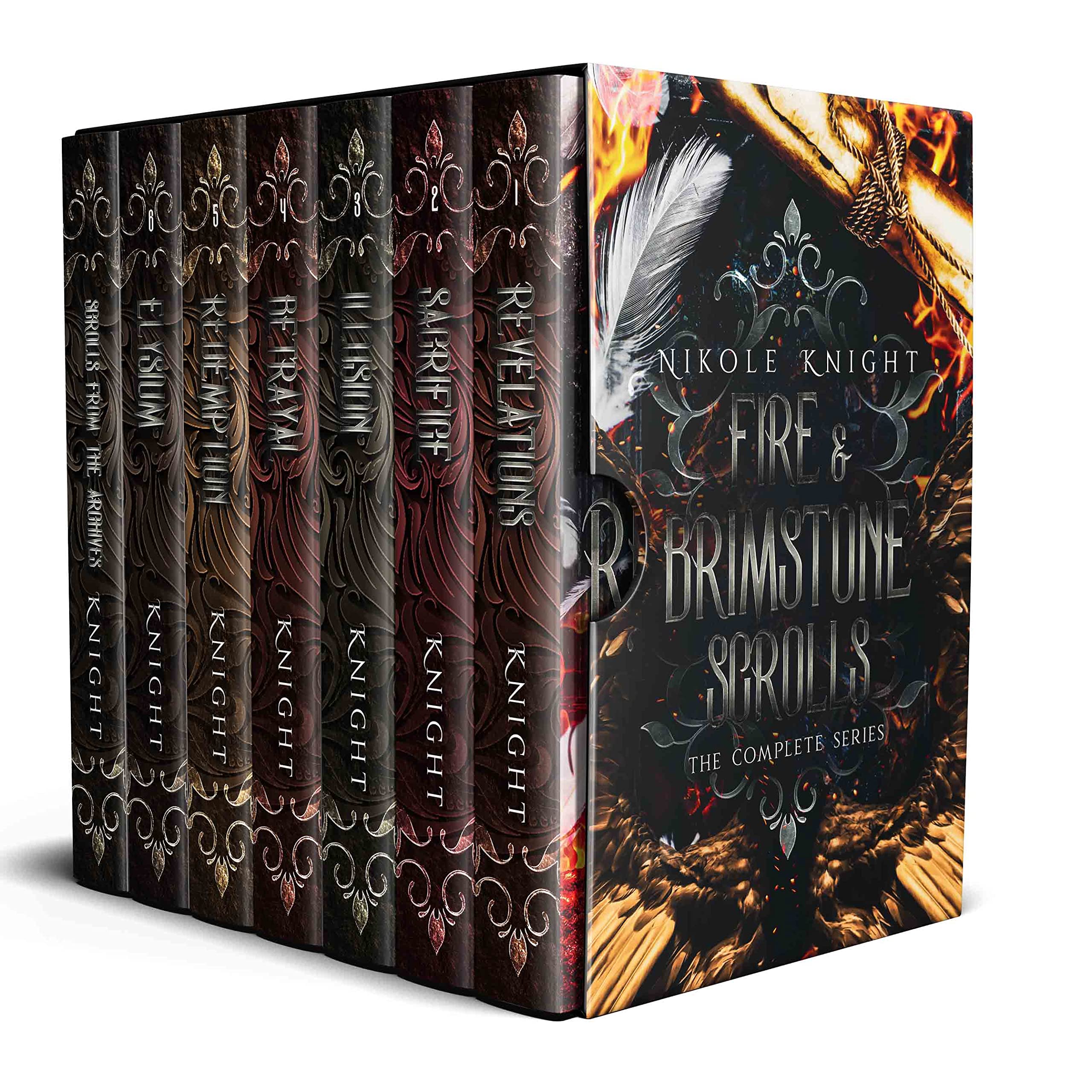 Fire & Brimstone Scrolls: The Complete Series Box Set (A Gay Paranormal Romance)