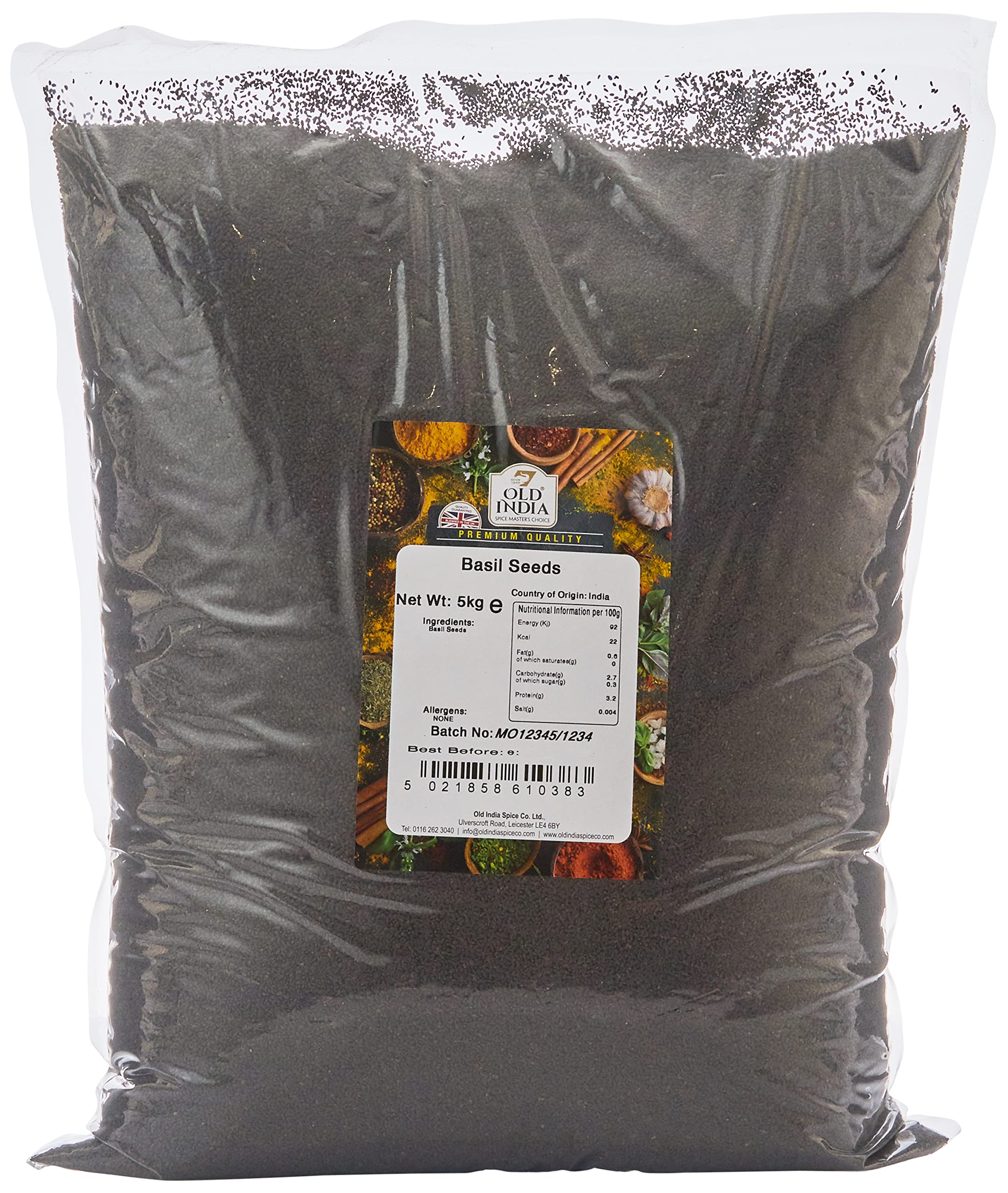 Old India Basil Seeds 5kg