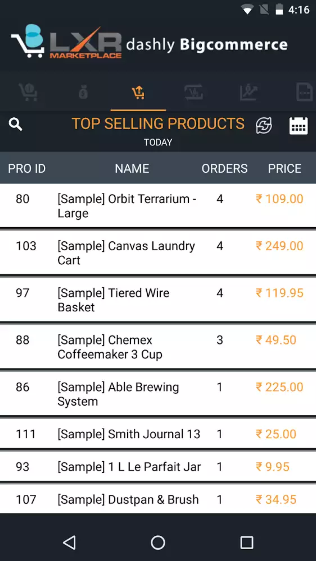 Bigcommerce Mobile Dashboard - App on the Amazon Appstore