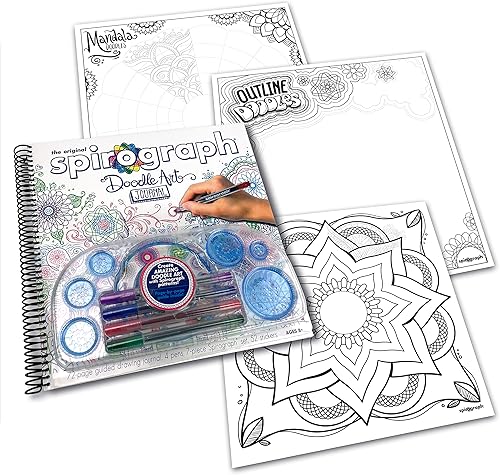 Miniatura 2 de Spirograph Diario de arte Doodle - Kit de dibujo de actividades - con plantillas de dibujo guiado para niños mayores de 8 años