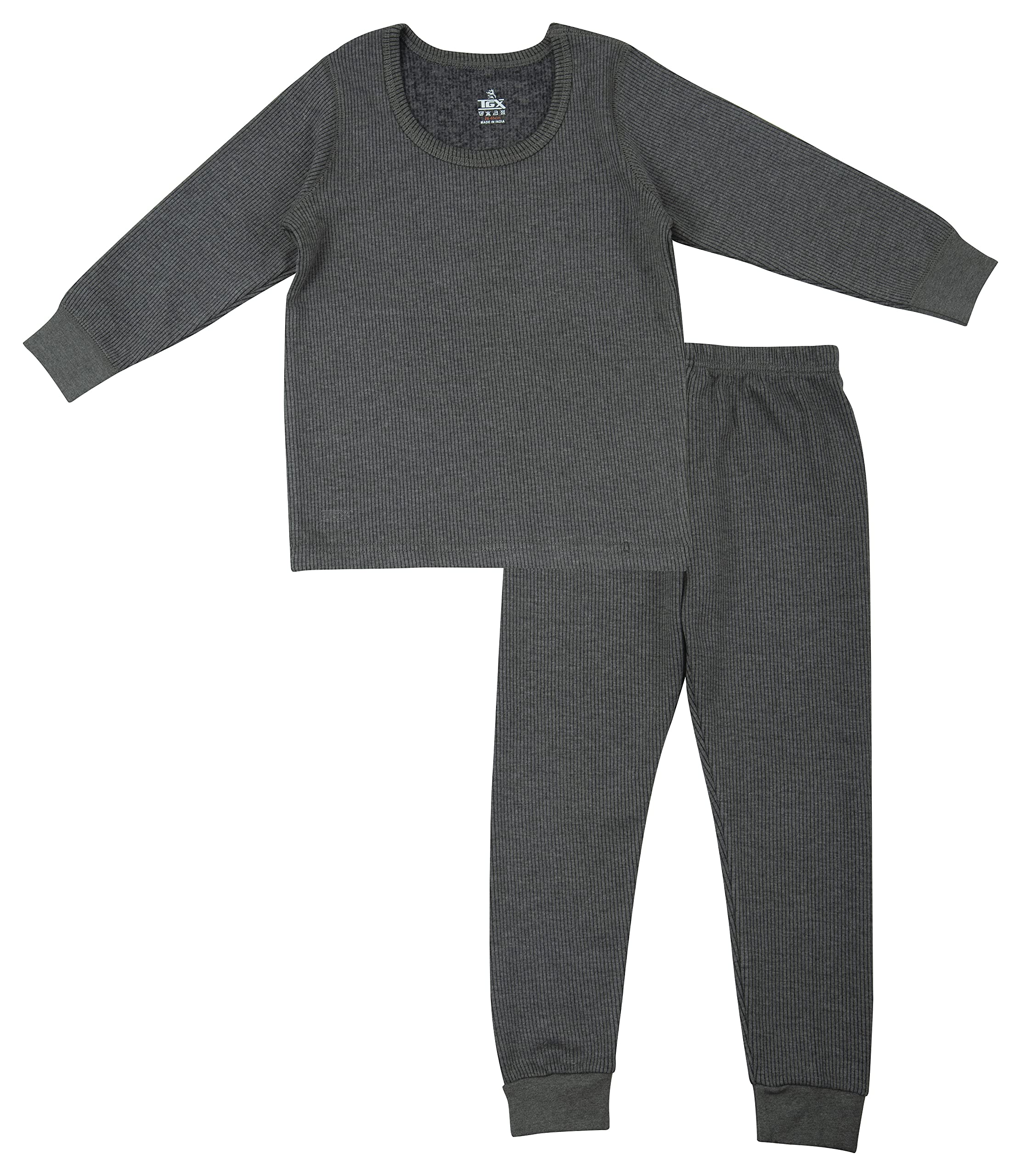 TOP GEAR Kids Cotton Thermal Top & Bottom Set