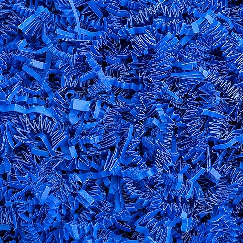 Miniatura 272 de MagicWater Supply - 1 libra - Naranja - Relleno de papel de corte arrugado ideal para envolver regalos, relleno de cestas, cumpleaños, bodas