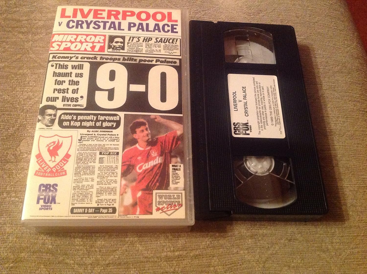 Liverpool 9 Crystal Palace 0 [VHS] Amazon.co.uk DVD & Bluray